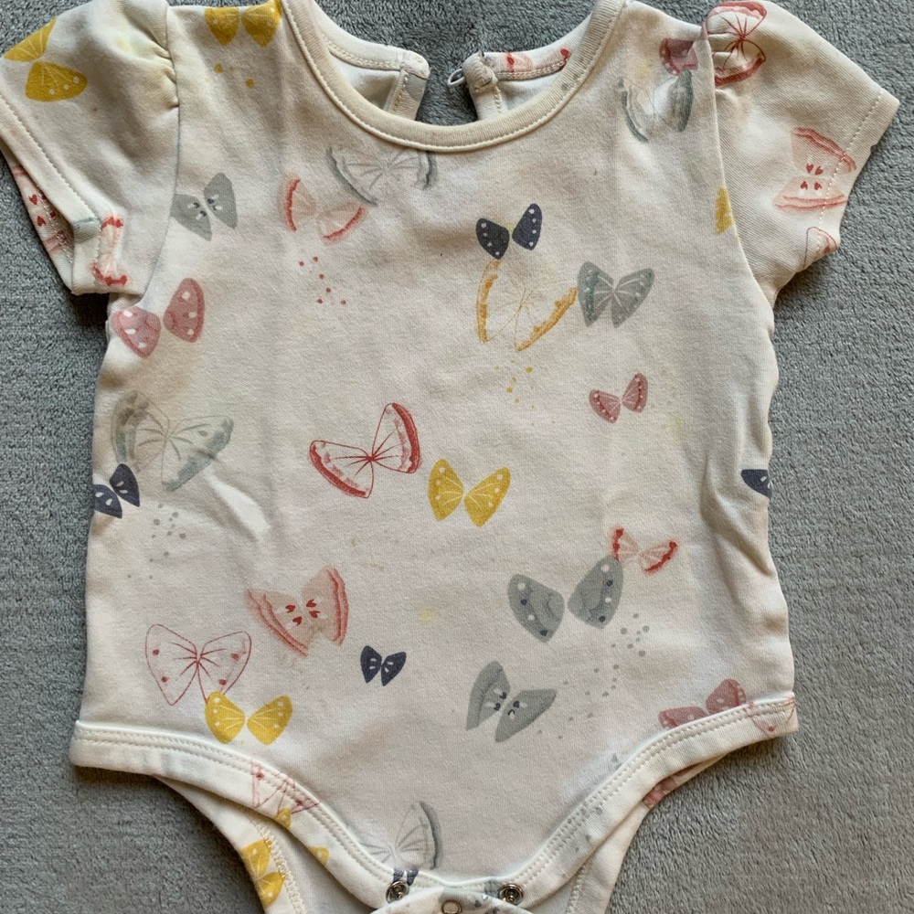 Pehr onesie Butterfly print